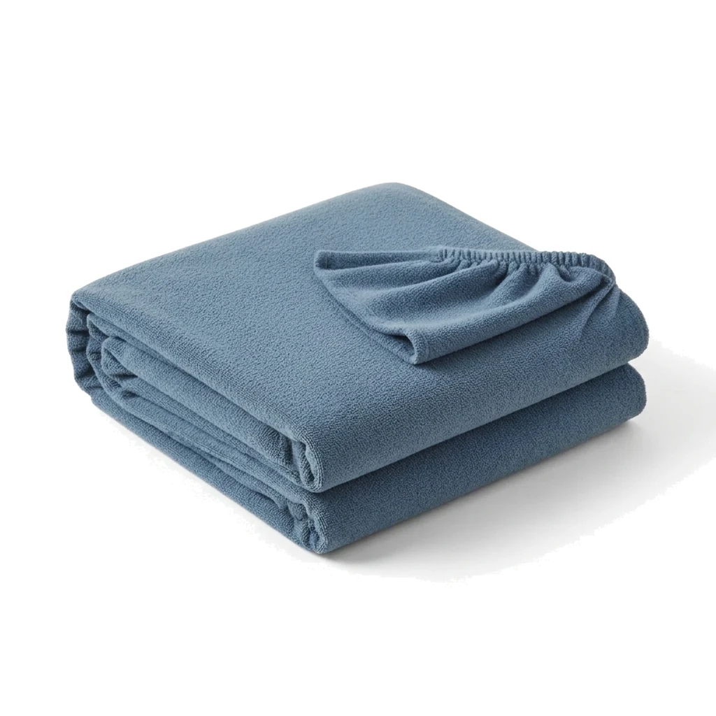 FROTÉ COMFORT modré napínací prostěradlo