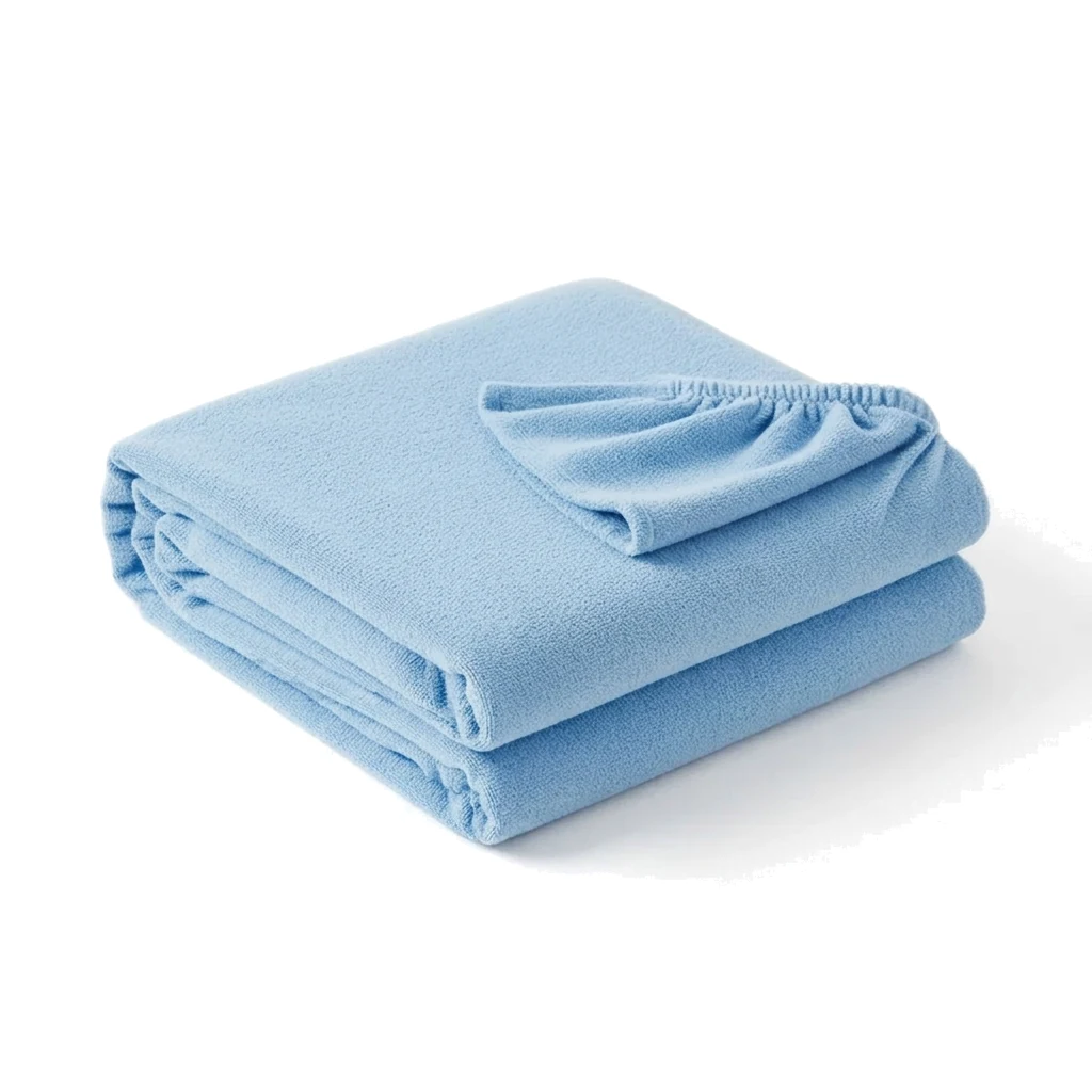 FROTÉ COMFORT modré napínací prostěradlo