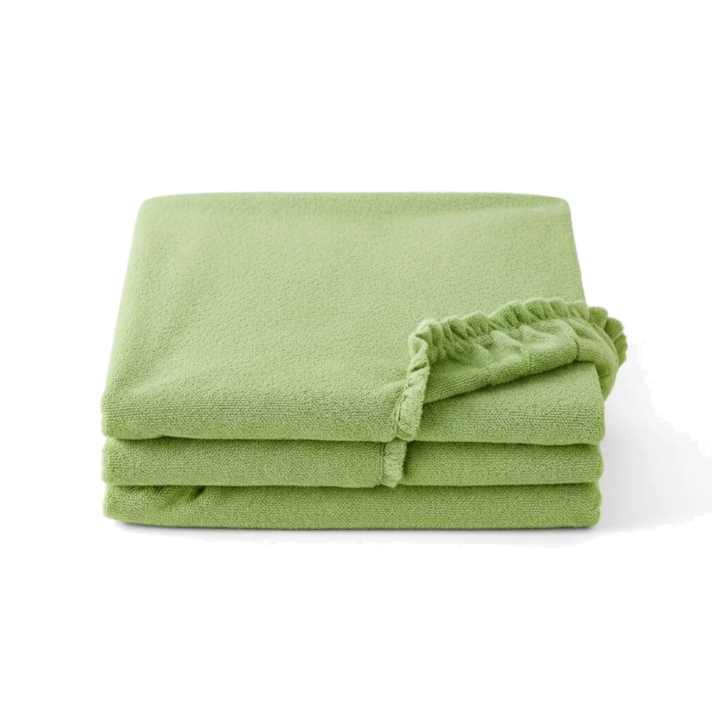 FROTÉ COMFORT zelené napínací prostěradlo