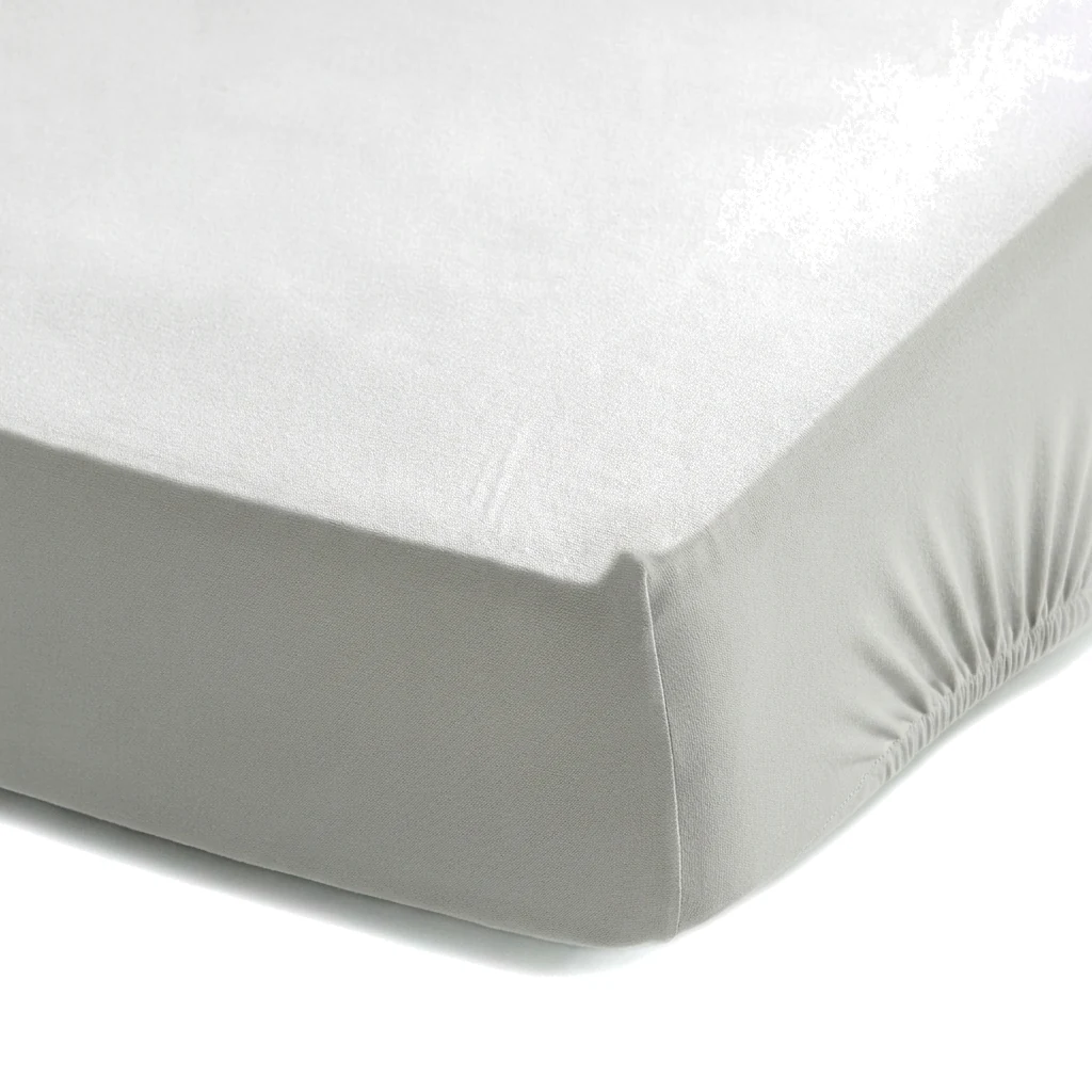 JERSEY COMFORT šedé napínací prostěradlo