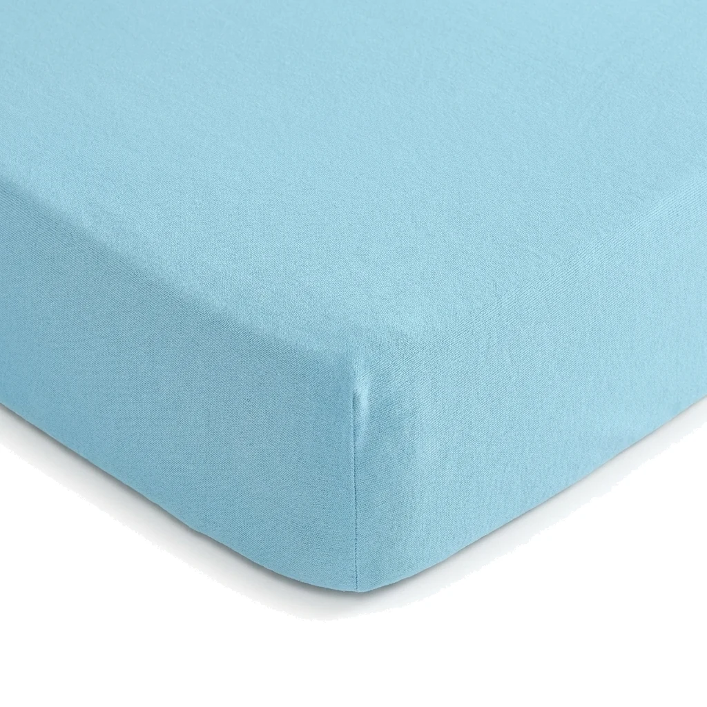 JERSEY COMFORT modré napínací prostěradlo